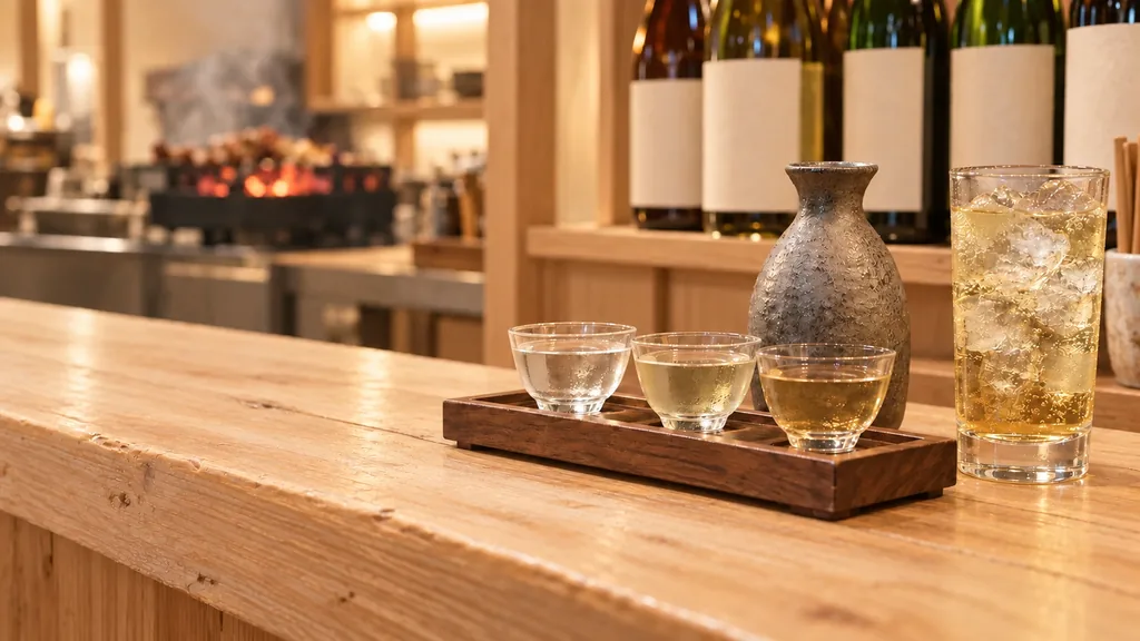 日本酒とハイボール